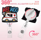 Aoryalps Wee WOO Retractable Badge Reel Holder Retractable - Image 4