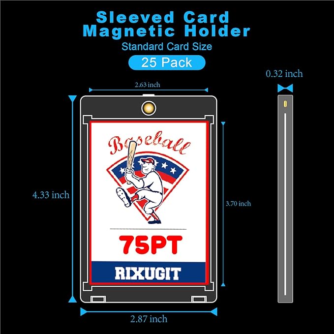 25-Pack One Touch Card Holders - Image 2