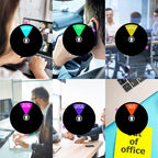 Office Door Sign, 6 Inch, Do Not Disturb, Come in Welcome, Back Soon, in A - Image 5