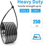 XINGO 60 inch White Long Zip Ties Heavy Duty 20 PCS, 250 lbs Ultra Strong - Image 6
