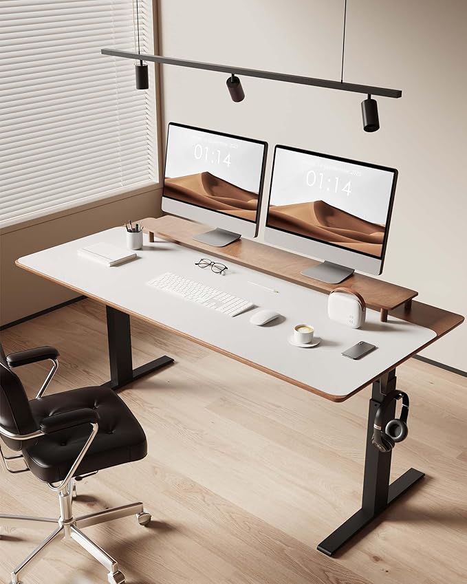 YSAGi Leather Desk Protector, Office Mat, Large Mouse Mat, Non-Slip PU Leather - Image 3