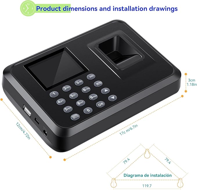 Fingerprint Time Clocks for Employees - Image 3