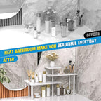 JayRex Bathroom Organizer Countertop Corner Shelf, 3 Tier Moveable Organizer - Image 7