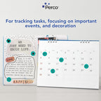 Perco Teal 1-Inch Round Circle Dot Sticker Labels - Image 3