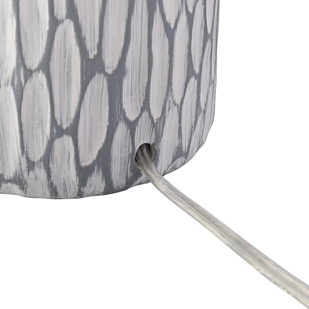 Patrick 26 1/4" Tall Table Lamp Gray Whitewash Ceramic Modern