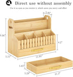 Bamboo Mail Organizer Countertop - Image 3