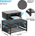 Marbrasse Metal Printer Stand for Desk - Image 5