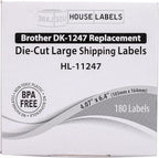 HOUSELABELS Compatible with DK-1247 Replacement Roll - Image 6