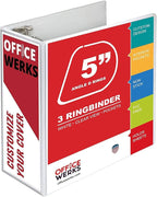 2 Pack of 5 Inch 3 Ring Binder - Image 5