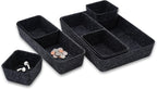 Welaxy Desk Drawer Organizer Tray, 8-Piece Shallow Felt Office Storage by Welaxy