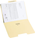 Smead SuperTab File Folder, Oversized 1/3-Cut Tab, Letter Size, Manila, 100 Per Box (10301) (Pack of 5)