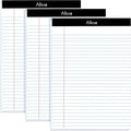 Alitte Legal Notepads 8.5 x 11, No Ink Bleeding by Alitte