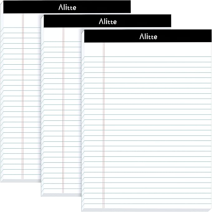 Alitte Legal Notepads 8.5 x 11, No Ink Bleeding by Alitte