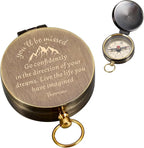 Retirement Gifts for Men, Compass Gifts, You Will Be Missed Vintage Compass by Unknown