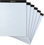 Amazon Basics Quad Ruled Graph Paper Pad, 600 Sheets, Letter Size 8.5 x 11 in by AmazonBasics