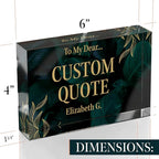 Custom Acrylic Sign Personalized, Custom Desk Name Plate, 18 Styles, - Image 8