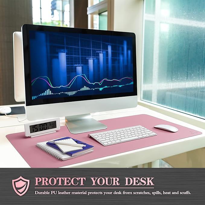 K KNODEL Desk Mat, Dual-Sided Office Desk Pad, Waterproof Desk Mat - Image 6