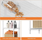 M MZG 480 lbs Storage Shelves 4 Tier Shelving Units - Image 4