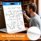 AFMAT Tabletop Sticky Easel Pad & Dry Erase Board 2 in 1, 20 x 23 in Portable - Image 5