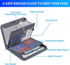 ENGPOW Accordion File Organizer, Fireproof Expanding File Folder - Image 5