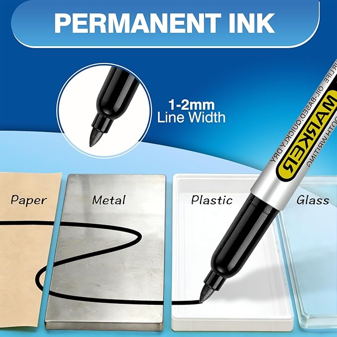 SFAIH Green Permanent Markers Bulk - Image 5