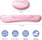 Hoewina Keyboard Wrist Rest, Ergonomic Wrist Rest, Superfine Fabric and Gel - Image 2