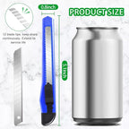 TIFICAL 8 Pack Box Cutter Utility Knife, 9mm Snap-off Box Cutter Retractable - Image 4