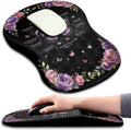 Hokafenle Ergonomic Mouse Pad Wrist Support with Massage Design, Wrist Rest Pain Relief Mousepad with Memory Foam&Non-Slip PU Base, Mouse Pads for Wireless Mouse & Desk (12x8 inch,You are)