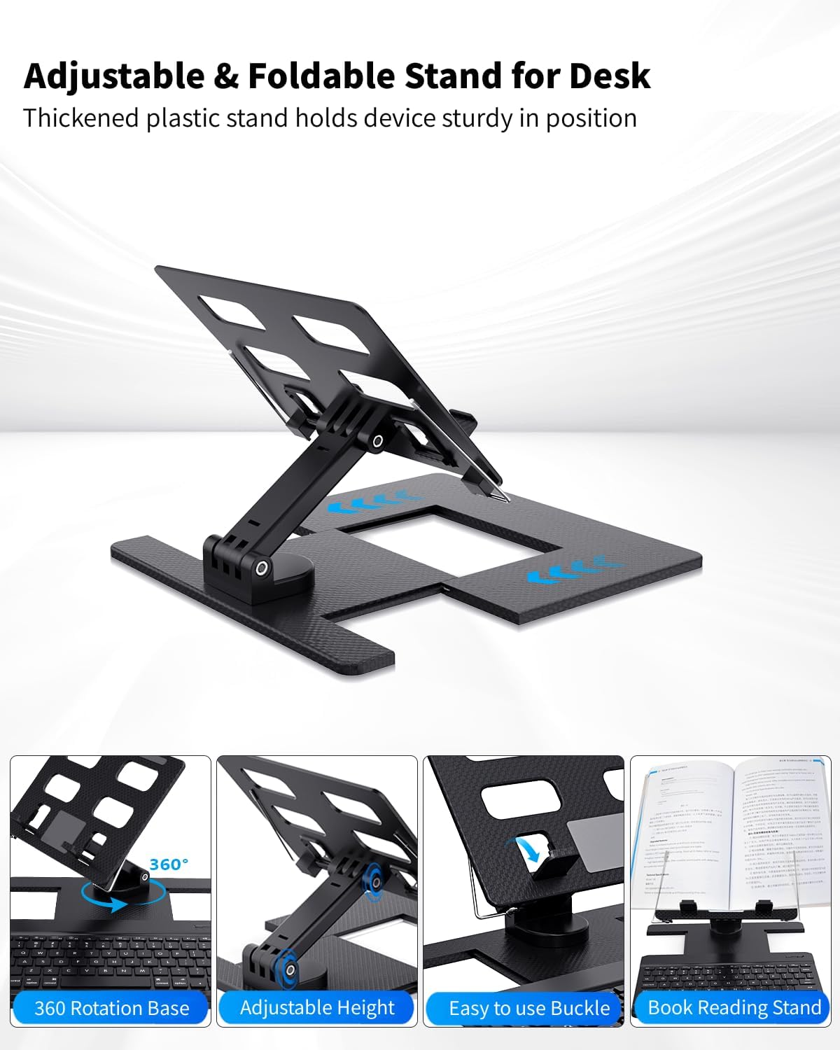 Desk Stand & Bluetooth Keyboard for Galaxy Z Fold 8 Ultra/Z Fold 8/7/6/5