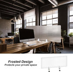 Tatuo 4 Pcs Acrylic Desk Privacy Panel 47.2''l x 15.8w'' Noise and Visual - Image 3