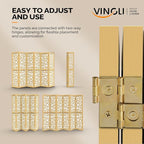 VINGLI 70'' H Room Divider, Non-Woven Fabric Privacy Screen, Indoor Partition - Image 6