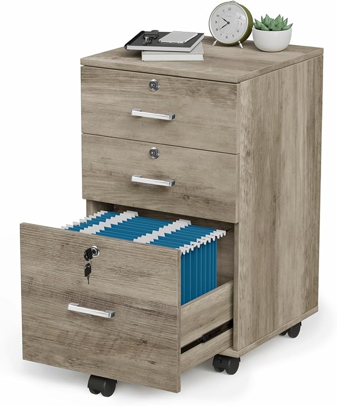 VINGLI 3-Drawer File Cabinet by VINGLI