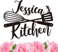 Custom Kitchen Name Sign, Personalized Metal Kitchen Sign, Housewarming Cooking by HZYCYYFC