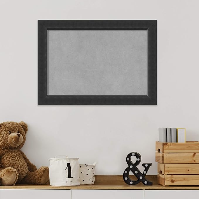 Amanti Art Black Framed Magnetic Board 15x21 Small Vision Board - Image 6