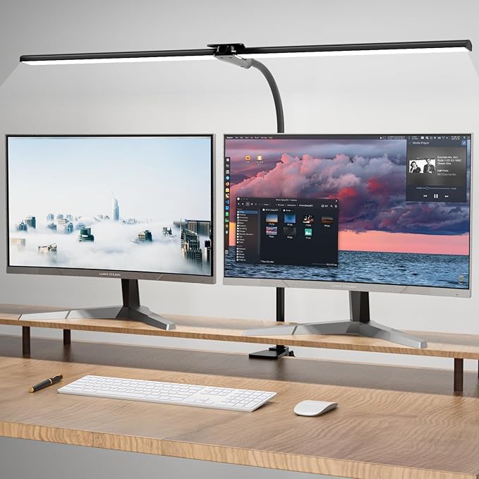 Hensam Desk Lamp for Office Home, 31.5" Desktop Lighting Bar by Hensam