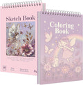 Fuxi Coloring Books for Girls, 60 Sheets Blank Sketch Book + 50 Designs Blank by SketchBook