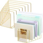 2 Pcs 7 Section Incline File Sorter Metal Wire Mesh File Rack by Chivertion