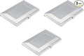 Stephanie Imports Set of 3 Slim & Minimalist Metal Business Card Holder Unisex by Stephanie+Imports