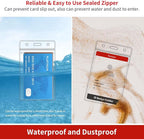 Turxayox 100 Pcs Clear ID Badge Holder, Vertical Plastic Name Tag Protector - Image 4