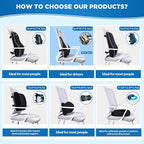 Lumbar Support Pillow for Office Chair Car, Gaming Chair Lower Back Pain Relief - Image 8