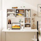 Tangkula Desktop Bookshelf, 3-Tier Desk Display Rack Organizer - Image 4