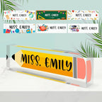 Teacher Office Desk Name Plate Personalized, Custom Name Plates by SalaGraphics
