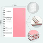 EMSHOI A5 Spiral Notebook Bullet Dotted journal, Small 5.7" X 8.22", 300 - Image 2