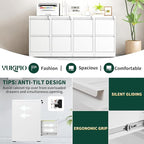 Yukimo 2 Drawer File Cabinet for Home Office, Vertical File Cabinet - Image 6