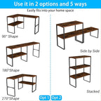 Golener Countertop Organizer Corner Shelf, 2-Tier Adjustable Stackable Corner - Image 6