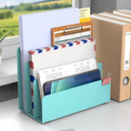 OUTIOE Mail Organizer Countertop, Small Desk File Organizer, Metal File Holder - Image 5