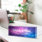 Personalized Name Plate for Desks, Custom Desk Name Plates, Acrylic Name Plate - Image 4