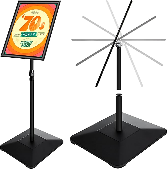VAIIGO 11"x17" Pedestal Poster Sign Holder Stand by VAIIGO