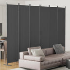 Helios&Hestia 6-Panel 6 ft Tall Indoor Folding Room Divider, Portable Privacy by HeliosHestia