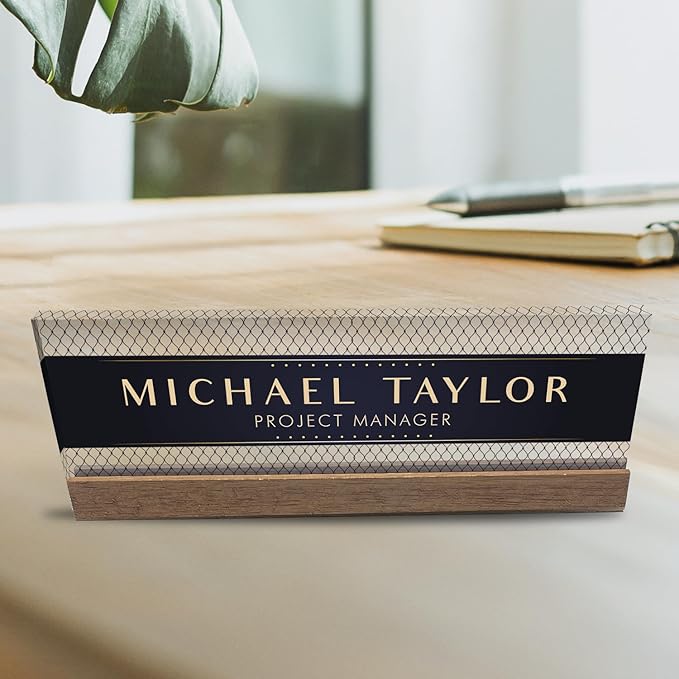 Artblox Personalized Office Desk Name Plate - Image 7